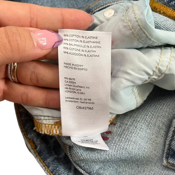 BDG  Light Wash Flare Jeans Size 28 Boho‎ Western Bell Bottom Cowgirl Rodeo - Picture 6 of 13